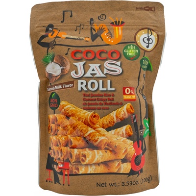 Coco Jas Rolky kokosovo-ryžové s príchuťou kokosového mlieka 100 g