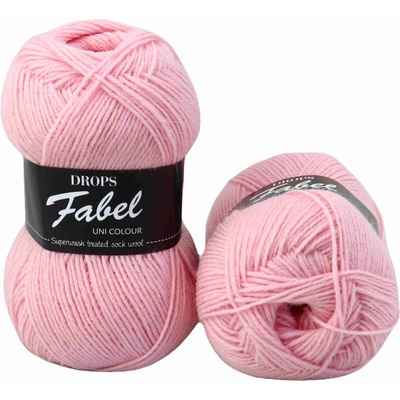 Drops Fabel UNI 120 světle růžová