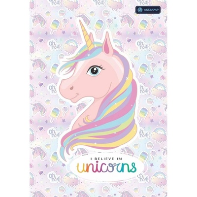ASTRAPAP Zošit A4 linajkový 15mm UNICORN