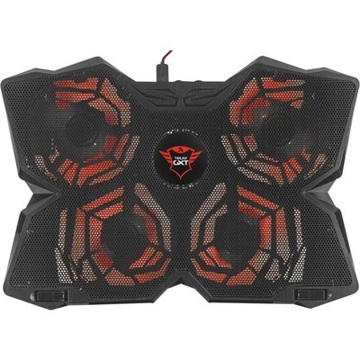 Trust GXT 278 Yozu chladiaca podložka pod notebook nastavitelná výška, regulovatelný ventilátor; 20817