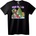 NOONEBRAND Тениска Мики Маус Коледа - 2XL, Black