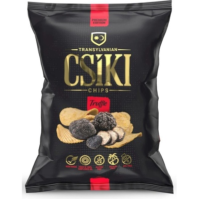 Csíki Chips Bezlepkové bramborové chipsy s příchutí lanýžů 60 g