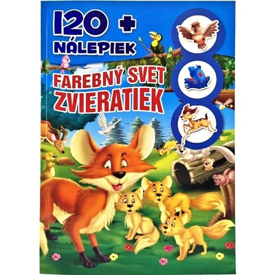 Farebný svet zvieratiek +120 nálepiek