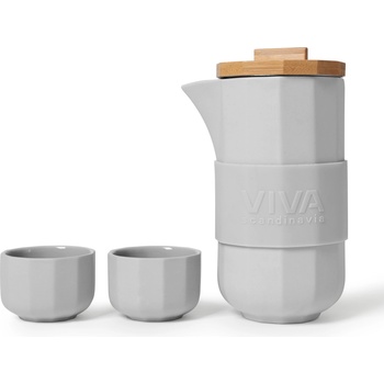 Viva Комплект за чай Alexander сив 4 части (V77202)