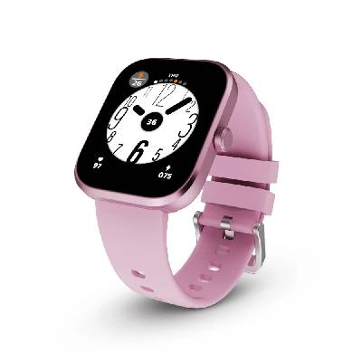 Lume Pro Pink, 1.85 " AMOLED, Always on Display, Powered by Dual Core, Aerospace-Grade Ultra Light Aluminum Frame, Bluetooth Call, 3D User Interface, 1ATM Waterproof, 24/7 True Heart Rat (6972576182432)