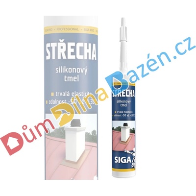Siga PRO Silikon střecha 310 ml černá