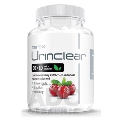 Zerex Urinclear kapsúlkanadské brusnice+D manóza 60 kapsúl