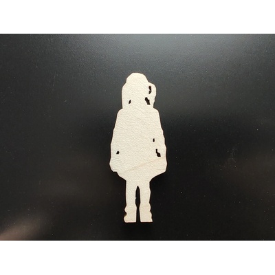 Drevená postava / dievča 6cm