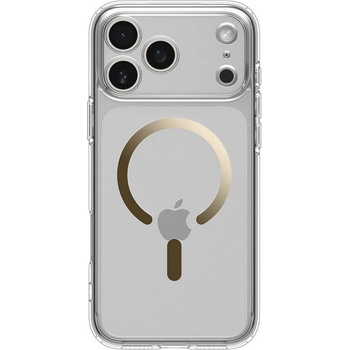 Spigen Хибриден кейс с висока степен на защита с MagSafe за iPhone 17 Pro Max- Spigen Ultra Hybrid MagSafe Case (златист-прозрачен) (ACS10284)