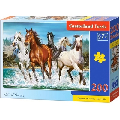Castorland B-222056 пъзел 200 броя Животни (290202) (290202)