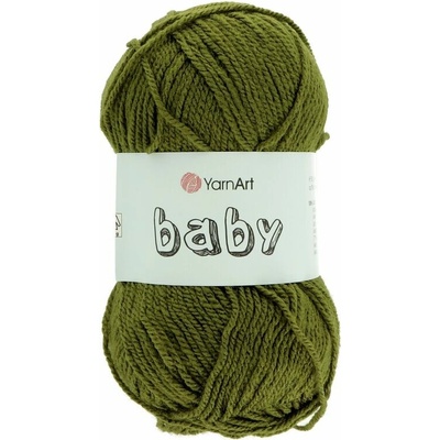 YarnArt Baby 39 olivovo zelená
