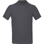 B&C Collection B&c inspire polo men / Мъжка поло тениска с къс ръкав от органичен памук - тъмносива s (01043067001)