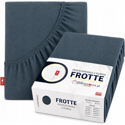 P24 Prostěradlo s gumou froté 240x220