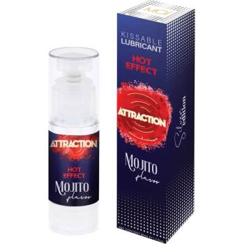 Image 1 of Затоплящ и ядлив лубрикант, горещо мохито - Lubricant Attraction 50ml (ATTRAC00007)