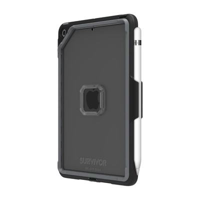 Griffin Survivor Endurance Case - защита от най-висок клас за iPad mini 5 (2019) (черен-прозрачен)
