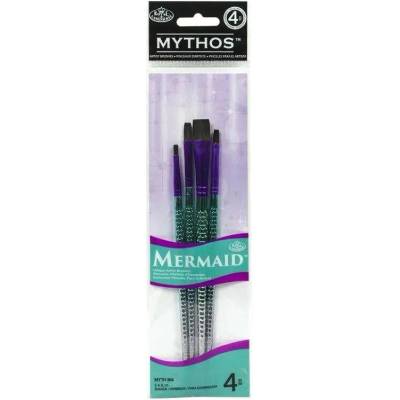 Pébéo, Francúzsko Sada 4 štetcov Mythos Mermaid Set 304