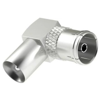 Hama Адаптер за антена, коаксиален 90°, мъжко - женско (hama-205202)