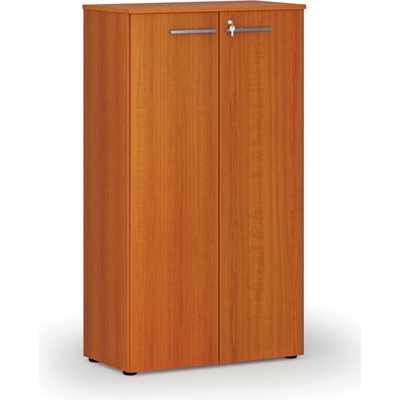 Primo Kancelárska skriňa s dverami WOOD, 1434 x 800 x 420 mm, čerešňa
