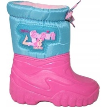 Befado detské snehové topánky ružové