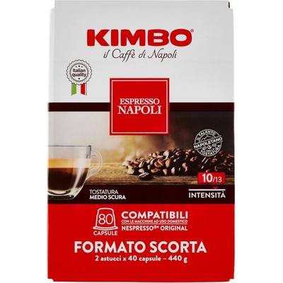Kimbo Espresso Napoli Kapsuly Kompatibilné S Espresso 80 ks