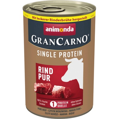 Animonda GranCarno Adult Single Protein čisté hovädzie 24 x 400 g