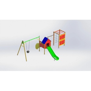 Playfactory КОМБИНИРАНО ДЕТСКО СЪОРЪЖЕНИЕ С ЛЮЛКА ps0035-3 (ps0035-3)