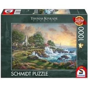 Schmidt Spiele Thomas Kinkade Studios: Kleinod am Meer (1000 Teile)