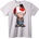 NOONEBRAND Тениска с Chibi Аниме Герои - L, Black