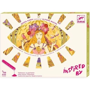 DJECO - Творчески комплект за рисуване - Вдъхнови се от Алфонс Муха (DJ09383)