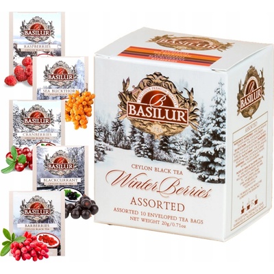 Basilur Winter berries assorted čierny čaj 10 sáčkov