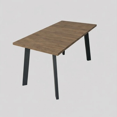 Femix Rozkladací jedálenský stôl KERNO 150-190 x 80 cm dub Lefkas čierna