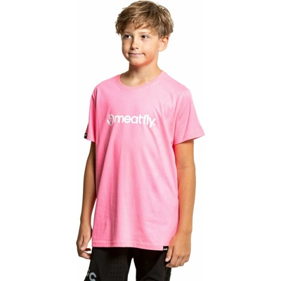 Meatfly детска тениска Bart Neon Pink | Розова | Размер 146 | 100% памук Meatfly | Rozov | Момичешки | 146
