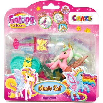 CRAZE Игрален комплект Craze - Galupy, Еднорог, 4 части (C44094)