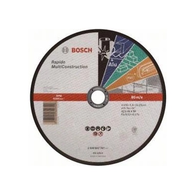 Bosch Диск за рязане, прав, Rapido Multi Construction ACS 46 V BF, 230 mm, 1, 9 mm