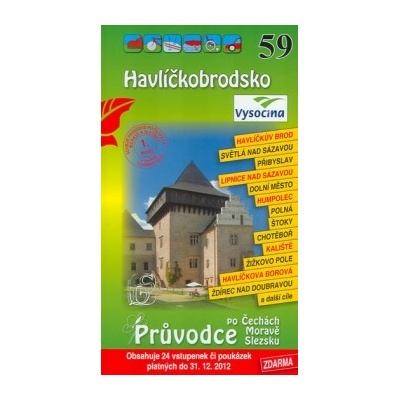 Havlíčkobrodsko 59. Průvodce po Č,M,S + volné vstupenky a poukázky