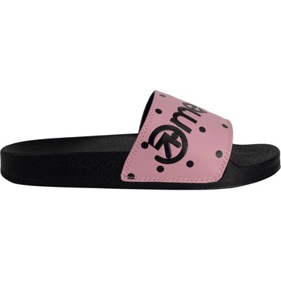 Meatfly Hudson dámské pantofle černá/růžová