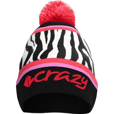 Crazy Čiapka Idea Cap Visual Black Zebra