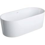 Omnires Ovo M+ - Свободностояща вана, 160x74 см, бяла OVO160WWZPBP (OVO160WWZPBP)