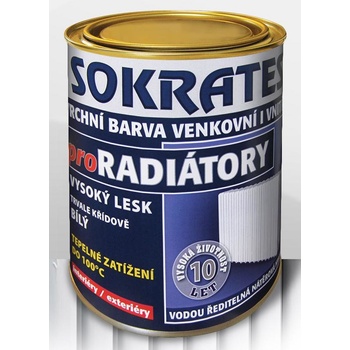 SOKRATES PRO RADIÁTORY vodou ředitelná vrchní barva na radiátory 0,7kg - slonová kost