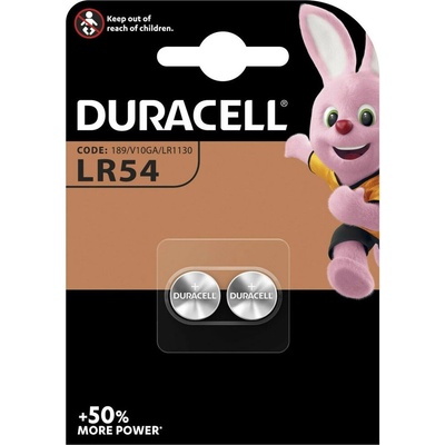 DURACELL LR54 189 V10GA LR1130 2ks 5000394052550