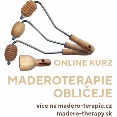Dr.nek Online kurz maderoterapie obličeje sada dřevěných nástrojů