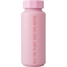 DESIGN LETTERS Dizajnová termoska Pink Kiss The Planet 500 ml