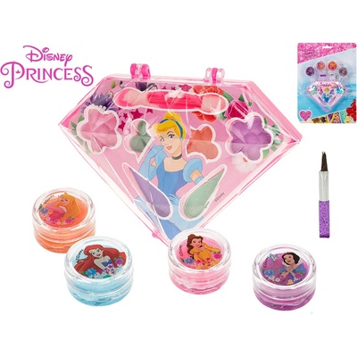 Disney Princess sada krásy s očnými tieňmi a leskami na pery 10 ks