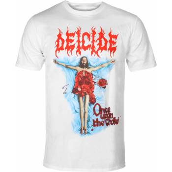 Plastic head мъжка тениска deicide -once upon the cross - БЯЛ - plastic head - ph12684