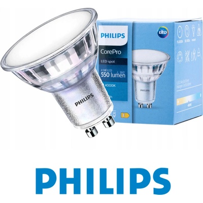 Philips LED žiarovka Corepro GU10 4,9 W 550 Lm neutrálna biela Premium