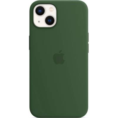 Apple Оригинален гръб Apple Silicone Magsafe Cover за iPhone 13 - Зелен, MM263ZM/A