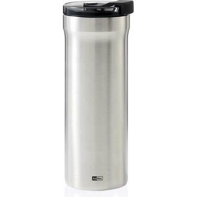 AdHoc termohrnček Pulse 500 ml sivá Silver sivá