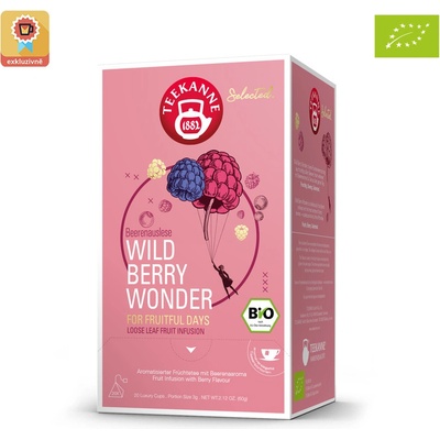 Teekanne BIO Selected. Wild Berry Wonder Luxury Cup 25 x 3 g