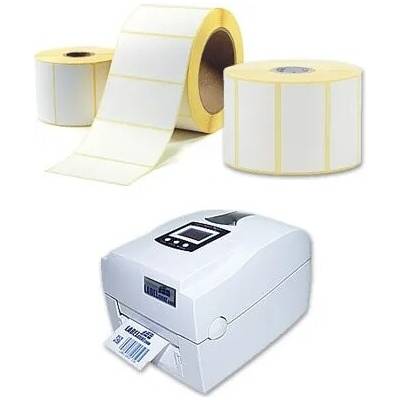 CDRmarket ETRL-T-70X40 Samolepicí etikety 70x40 mm termo role bílá 1000 ks