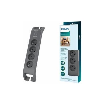 Philips Power strip Philips SPN3140A/60 anti-surge 4 sockets 2 m grey